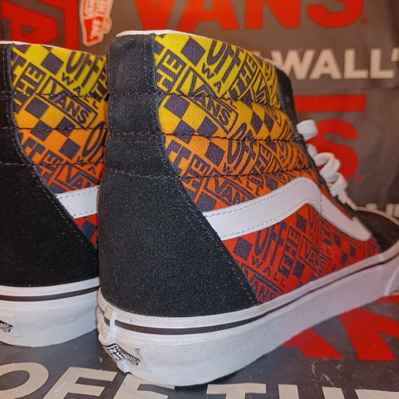 Vans Sk8-Hi Logo Flame Canvas Black  Men\'s 11.5 VN0A5HZZA5P main image 12